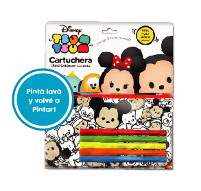 Tsum Tsum Cartuchera lavable para pintar Juegos Juguete Kreker
