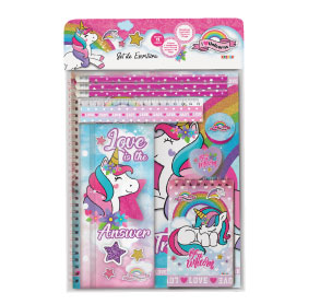 I Love Unicorns Set de Escritura Juegos Juguetes Kreker