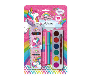 I Love Unicorns Set de Escritura Juegos Juguetes Kreker